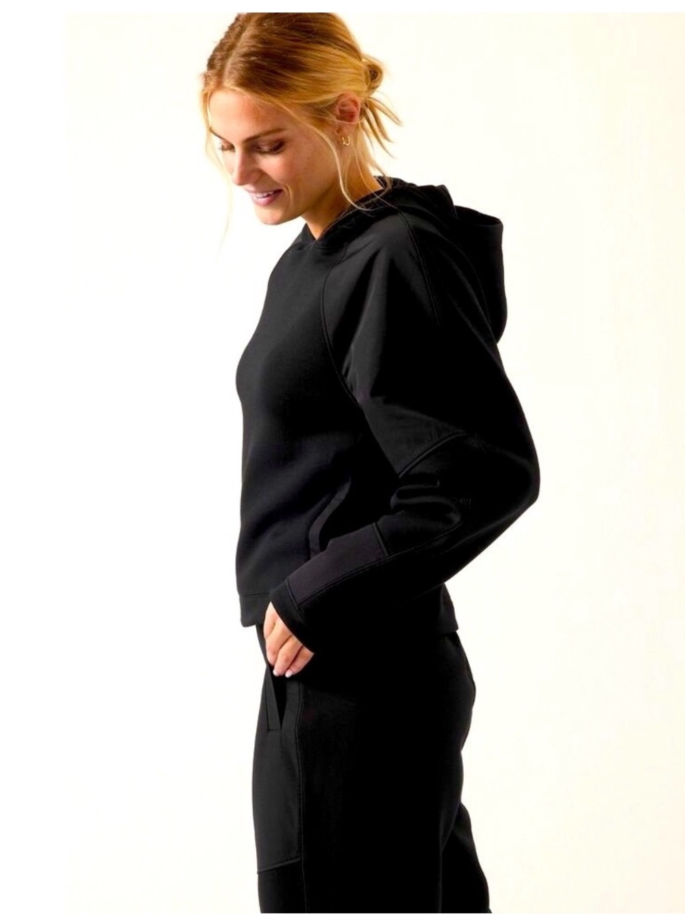 Athleta Get Set Hoodie Sweatshirt size Small